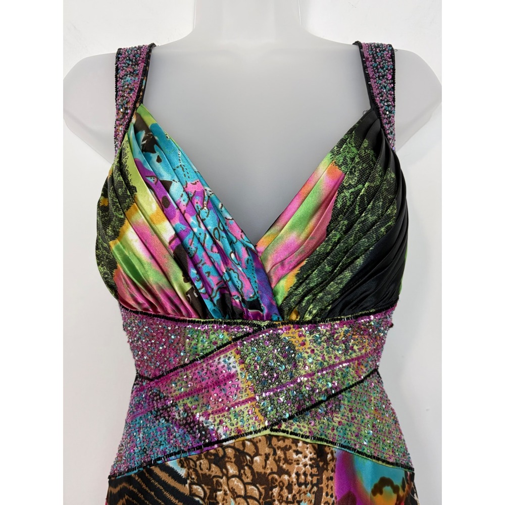 Niki Lavis Multicolor Animal Print Maxi Dress - Picture 4 of 15